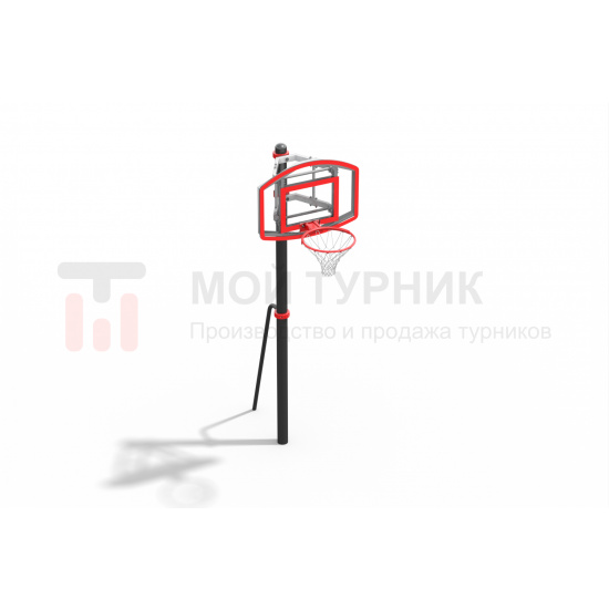 Изображение товара: Стойка воркаут с тренировочным баскетбольным щитом W-028